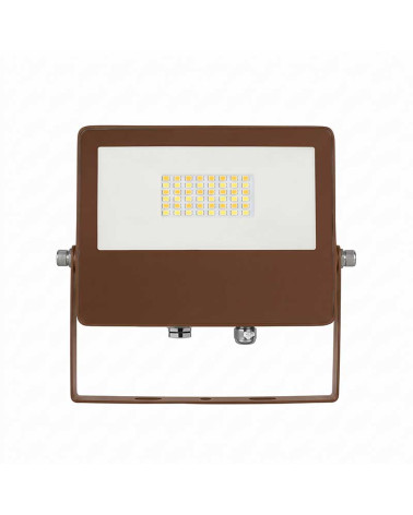 30W LED Outdoor Projector with 4CCT Switch, 2700K-3000K-4000K-5000K, Corten Steel Finish