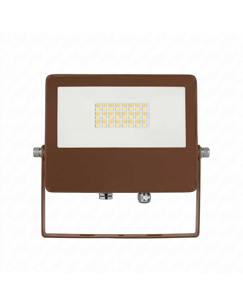40W LED Outdoor Projector with 4CCT Switch, 2700K-3000K-4000K-5000K, Corten Steel Finish
