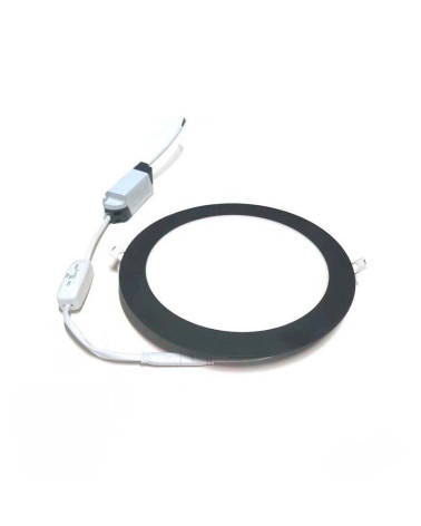 Downlight LED 7W CCT 12cm black 3000ºK 4000ºK 6000ºK