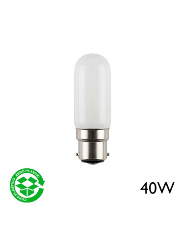 Tubular de navegación mate 40W BA22 110V 28x88mm