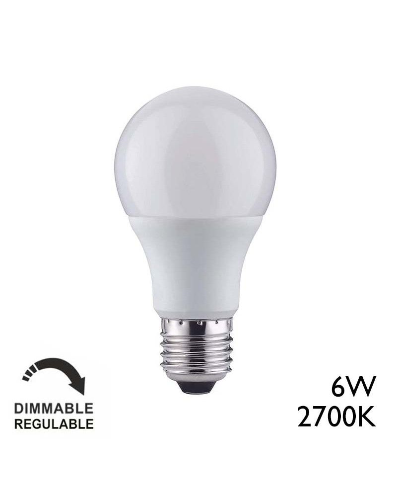PAULMANN Standard Dimmable LED Bulb E27 6W Warm Light 2700K 470lm