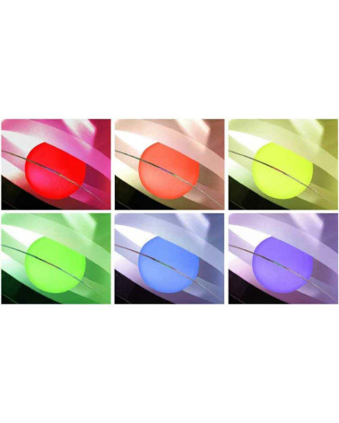 Paulmann 1W E27 60mm Globe LED Bulb, Multicolor light