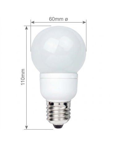 Bombilla LED globo 60mm luz multicolor 1W E27 Paulmann