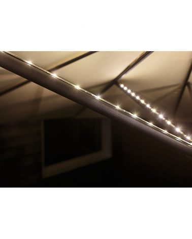 Outdoor umbrella LED strip 6x27cm 3000K 0.3W 25lm