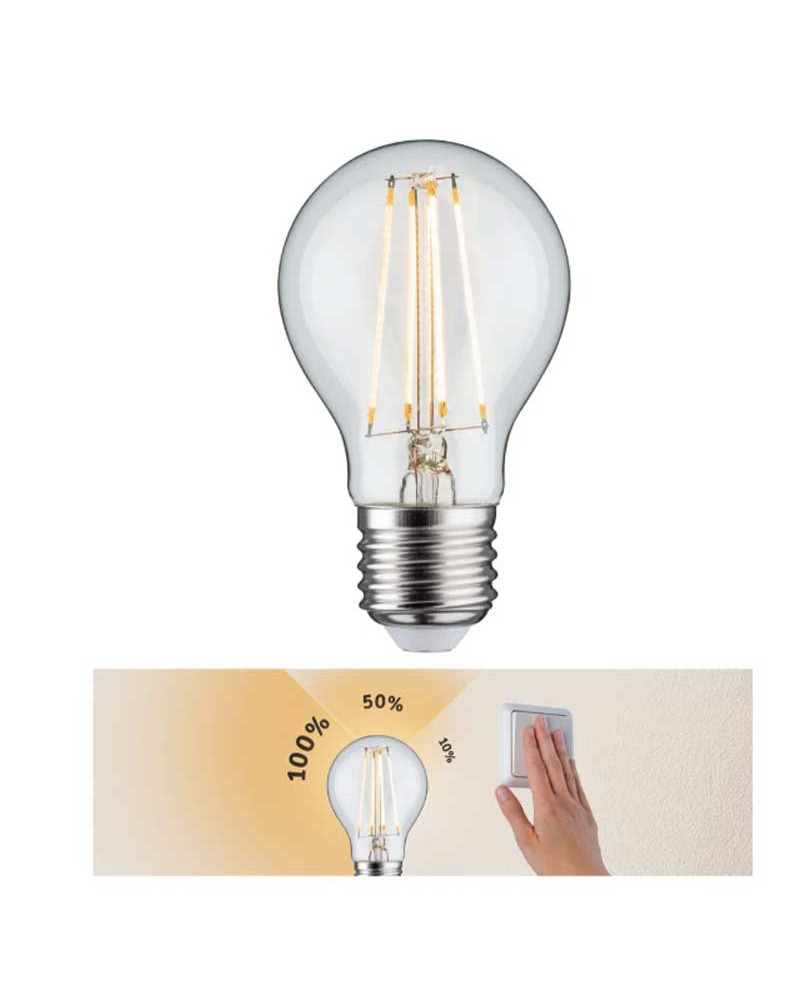 Standard LED bulb 8W E27 2700K 230V 3-step dimming