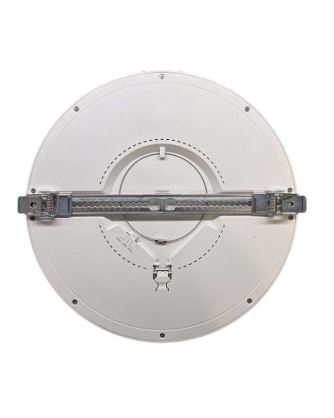 Downlight ceiling lamp 16,5cm round LED 12W 3CCT surface or recessed white finish (fits holes from 6cm to 14cm)