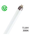 Tubo Fluorescente Miniatura T5 Ø16 x 288mm 8W 3000K