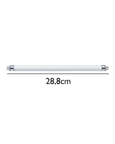 Tubo Fluorescente Miniatura T5 Ø16 x 288mm 8W 3000K