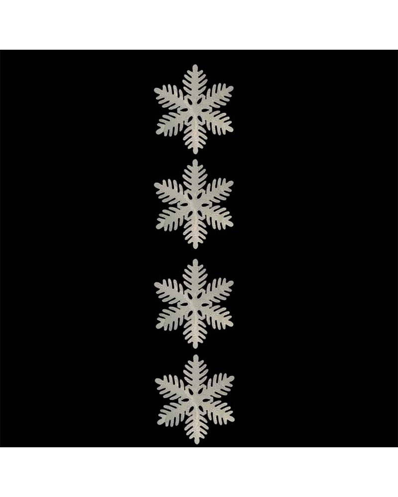 Guirnalda colgante Copo de Nieve-Espejo 3m para decoración Navidad