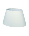 Cream-colored oval lampshade 24.5x16x15.5 cm for E27 bulb