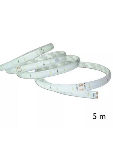5m flexible LED strip 18W/m 24V cool white light 3500K IP65 protection