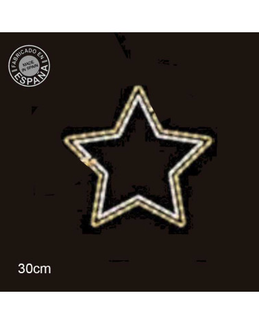 Christmas LED Star Figure 30cm Neon 2 Colors 5.9W