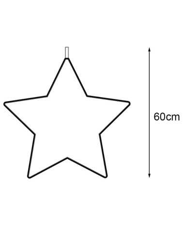Christmas LED Star Figure 60cm Neon 2 Colors 11.2W