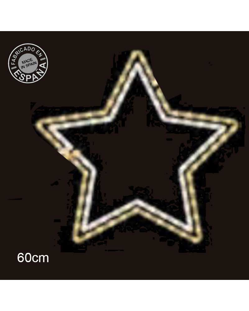 Christmas LED Star Figure 60cm Neon 2 Colors 11.2W