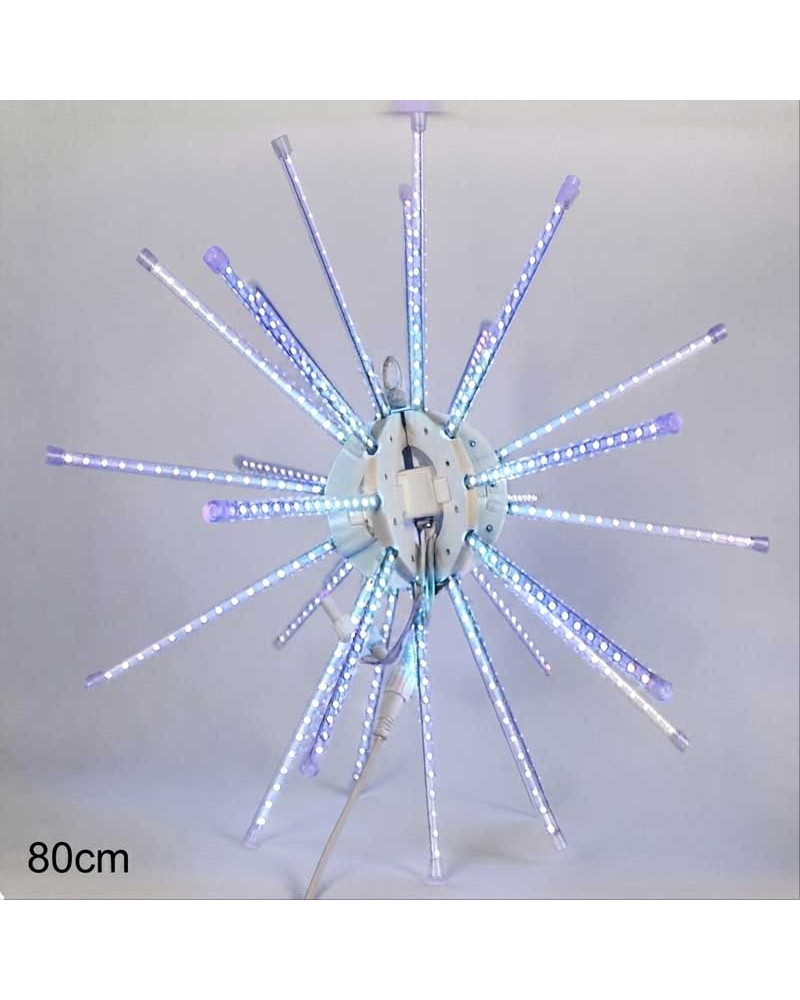 Figura LED Navideña destello 3D 80 cm Iluminación Colgante Exterior IP65