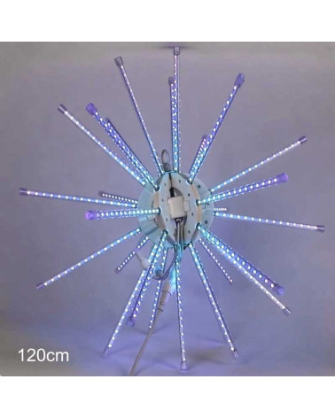 3D Flashing LED Christmas Figure 120cm Outdoor Hanging Lighting IP65