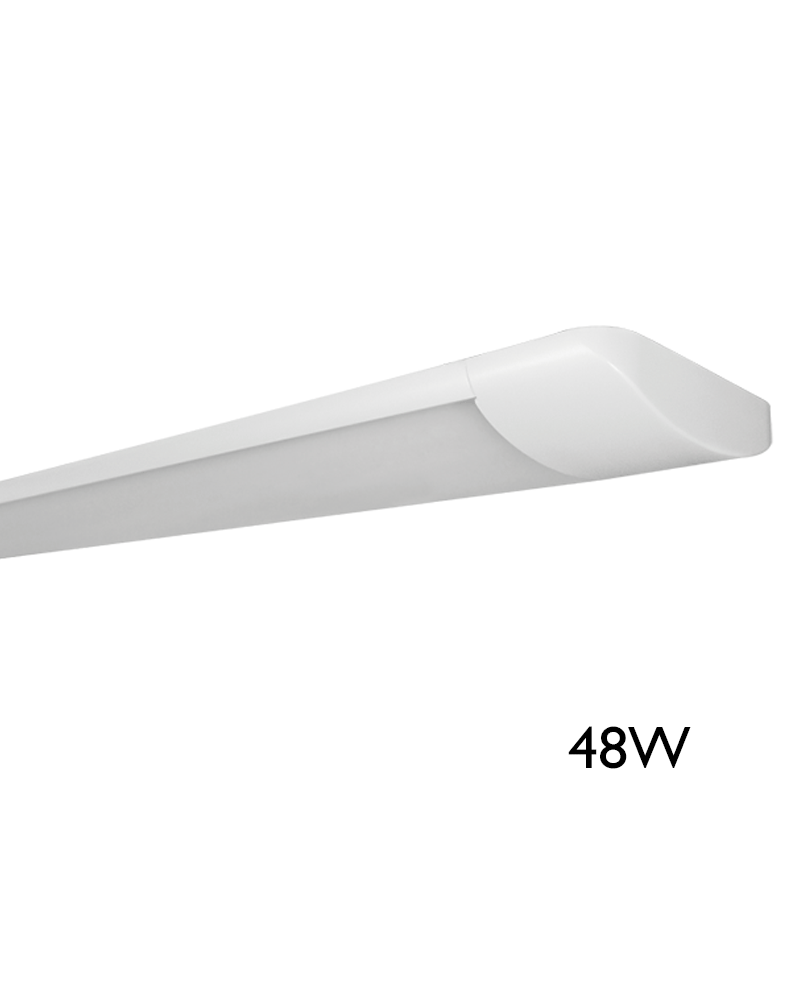 LED Ceiling light 1213cms 8W white light 4000K high luminosity 5429Lm. white finish