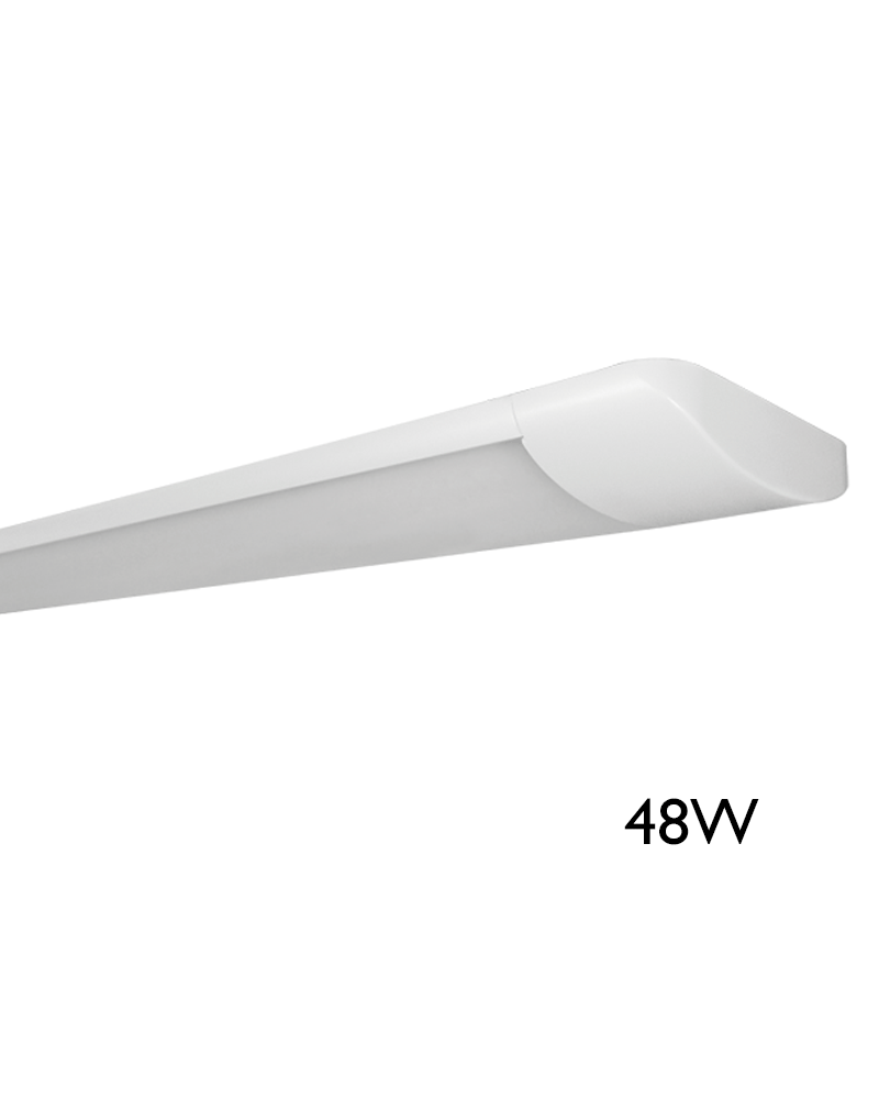 Lámpara de techo 1213cms LED 48W luz blanca 4000K alta luminosidad 5429Lm. acabado blanco