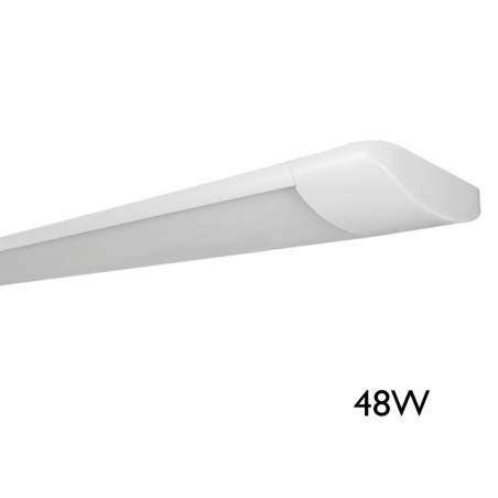 LED Ceiling light 1213cms 8W white light 4000K high luminosity 5429Lm. white finish
