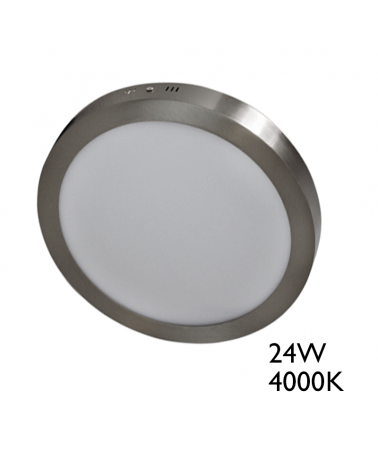 LED 30cm downlight Ceiling light grey finish  24W