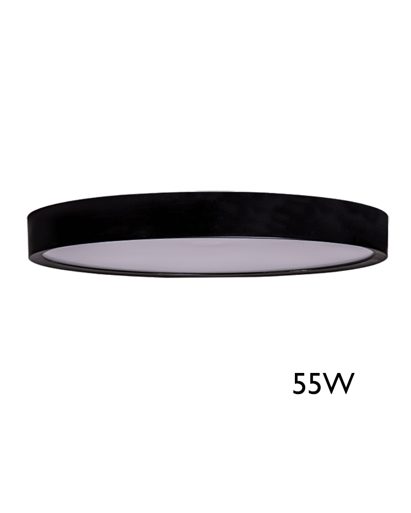 LED 53cm Ceiling light with black ring  55W with very high luminosity