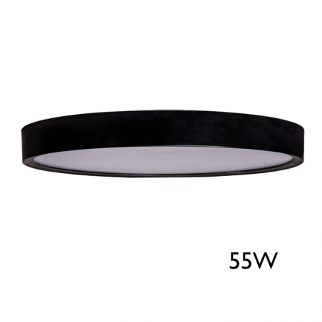 LED 53cm Ceiling light with black ring  55W with very high luminosity