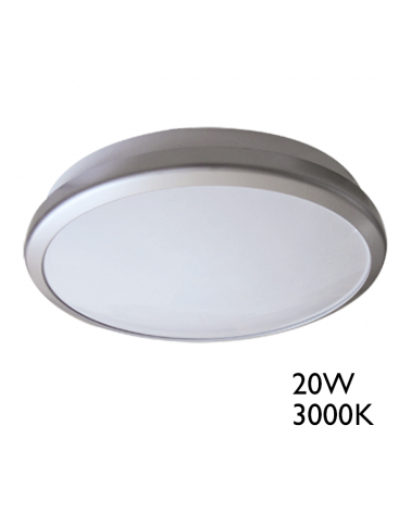 LED Ceiling light diameter 29cm grey color high luminosity