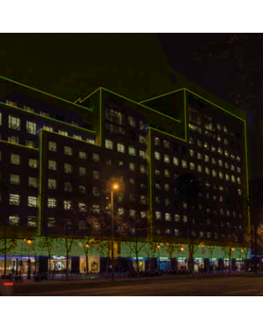 Bobina 45m hilo LED colores tubo transparente 1620 leds IP65 230V