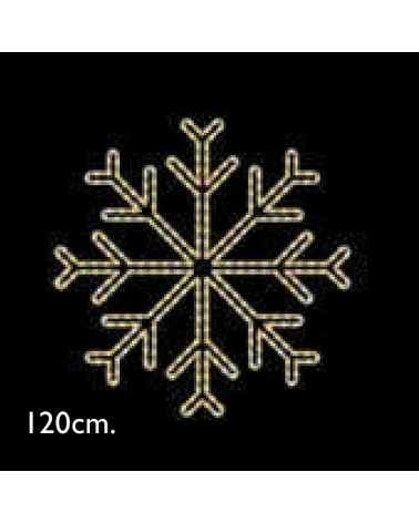 Snowflake star LED 120cms IP65 33W 230V