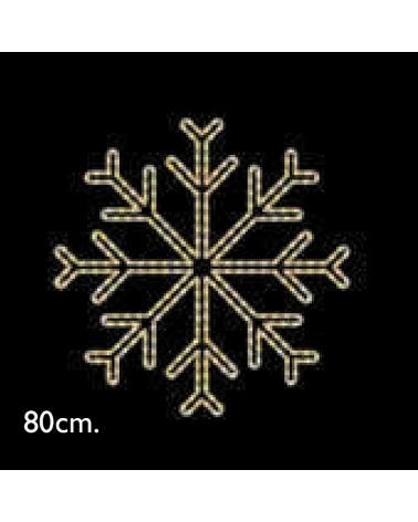 Snowflake star LED 80cms IP65 33W 230V