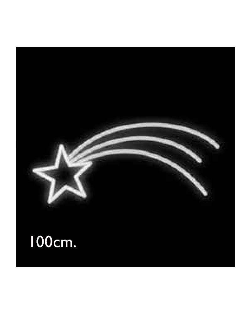Christmas star 1 meter double neon LED kite IP65 230V 21W 63W