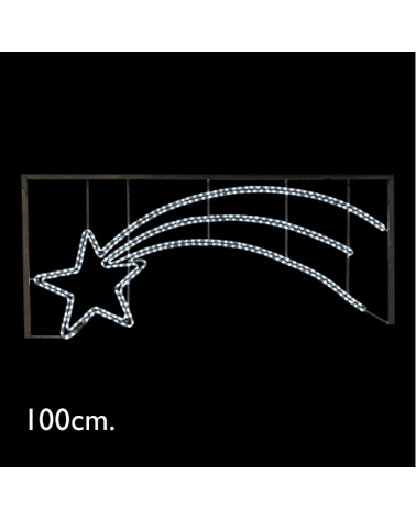 Christmas star 1 meter double neon LED kite IP65 230V 21W 63W