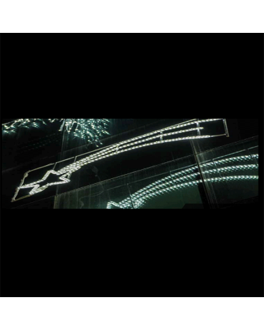 Christmas star 1 meter double neon LED kite IP65 230V 21W 63W