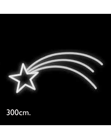 Estrella de oriente 3 metros cometa doble neon LED IP65 230V 189W