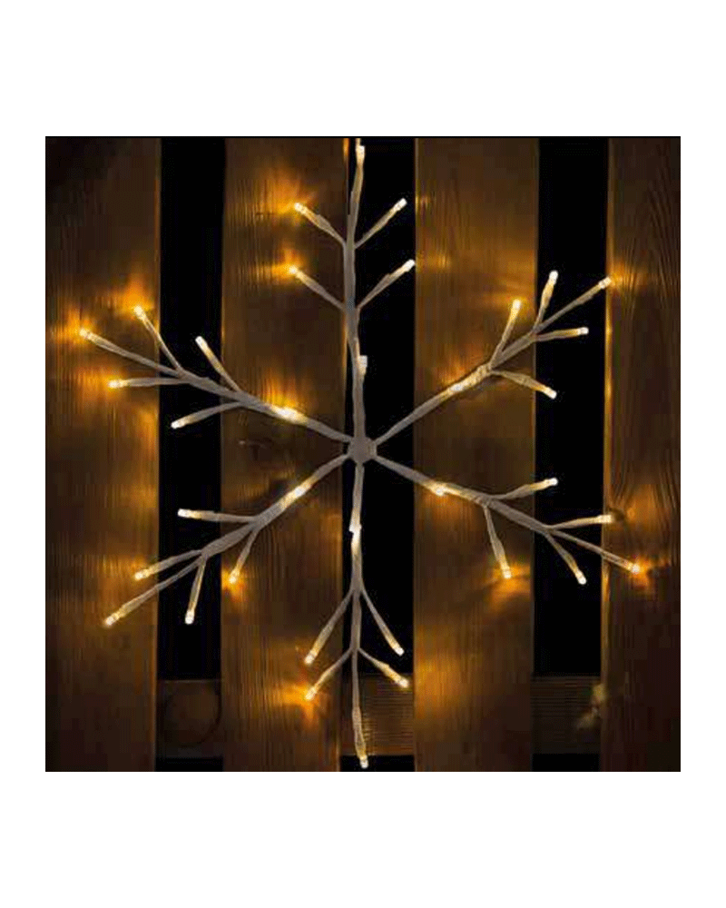 Snowflake star 40cm LED string light 1.2W