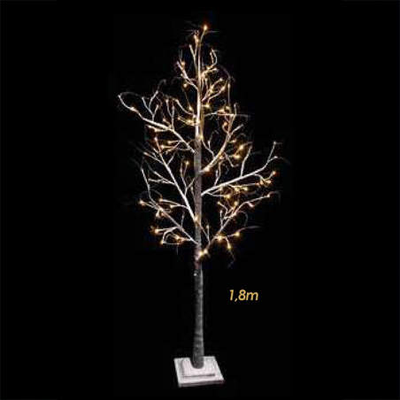 1.8m LED winter tree suitable for outdoor warm light