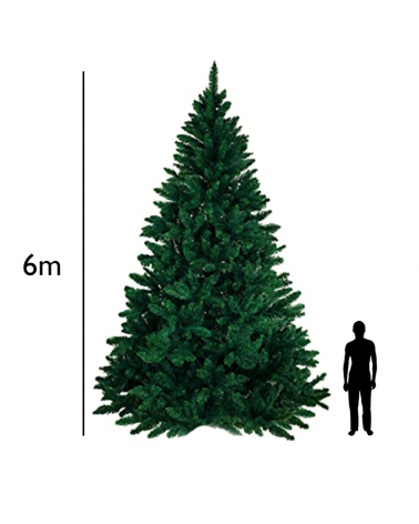 Arbol de Navidad gigante verde de 6 metros