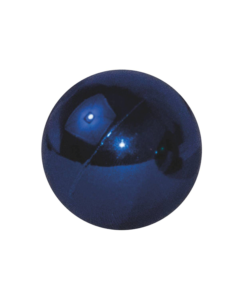 Blue bright christmas ball