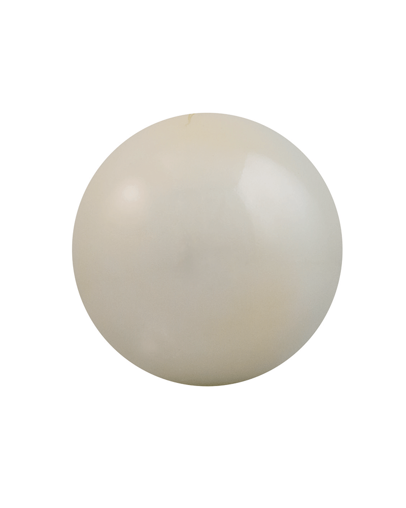 Glossy Ivory Christmas Ball 20cms