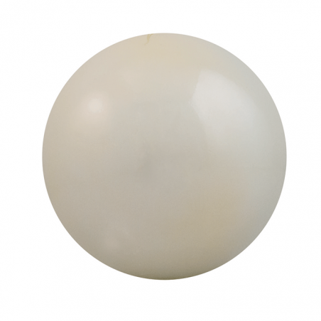 Glossy Ivory Christmas Ball 20cms