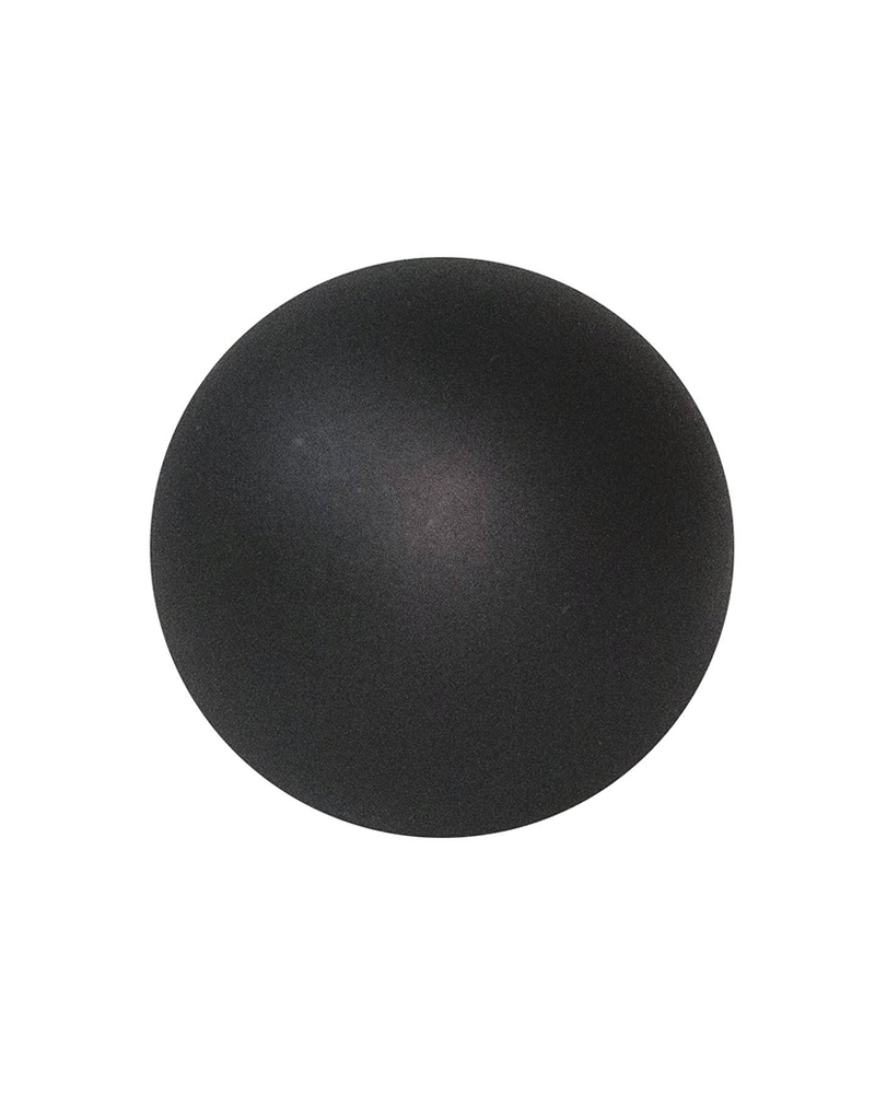 Matte black Christmas ball