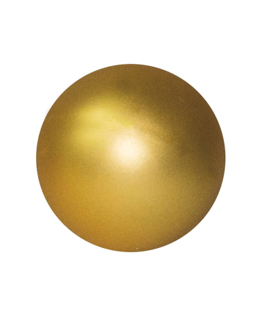 Matte gold Christmas ball 20cm