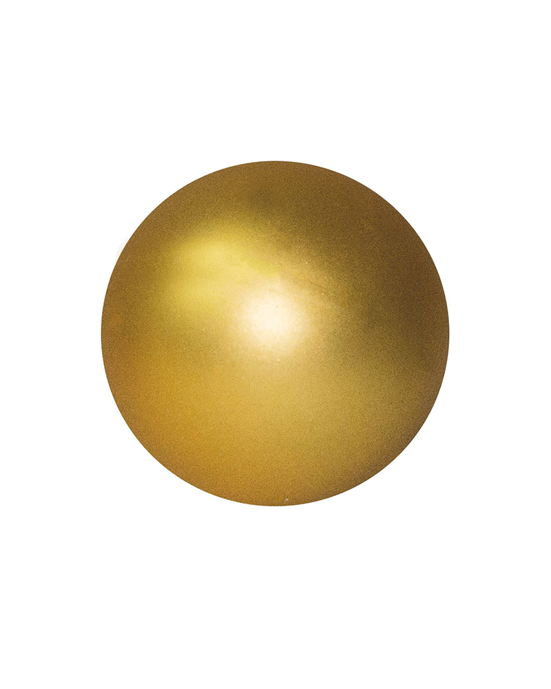 Matte gold Christmas ball 20cm