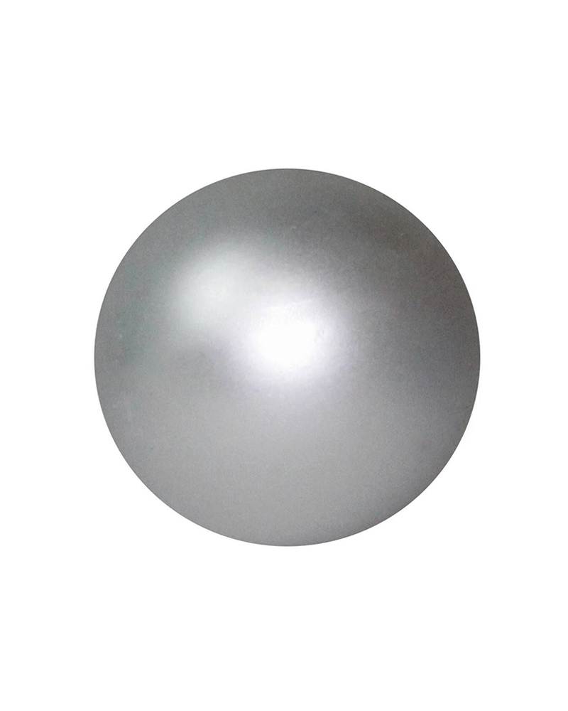 Matte silver Christmas ball
