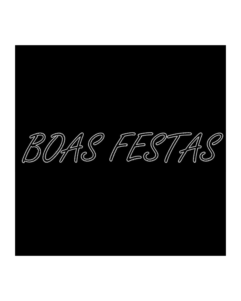 BOAS FESTAS sign 3.65 meters cool white LEDs IP65 81W