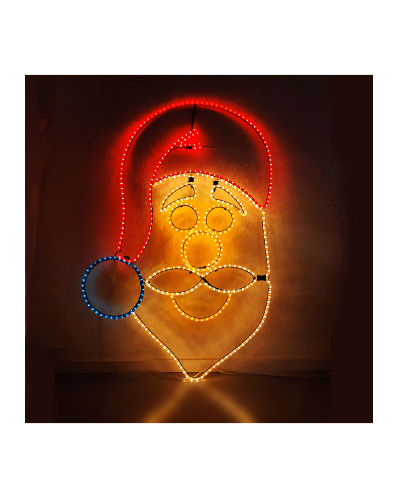 Christmas figure Santa Claus 157x110cms suitable for outdoors