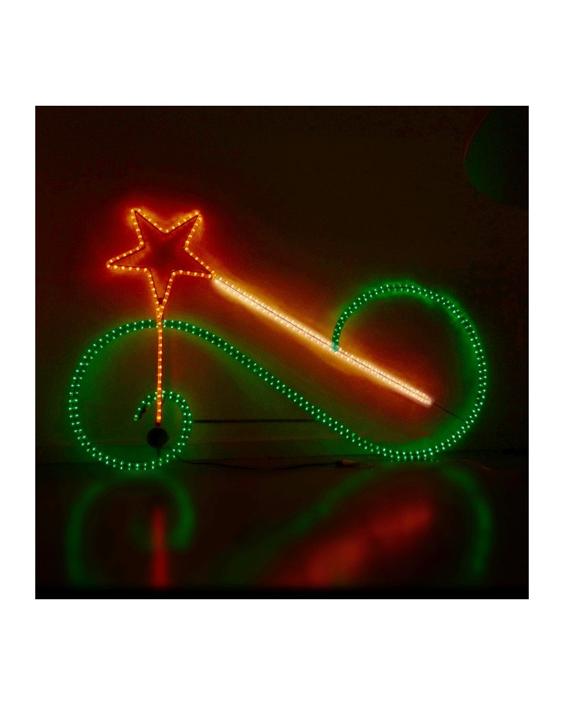 Lateral Christmas figure for snail streets 100x165cms suitable for outdoors