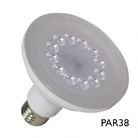 LED reflector120mm bulb. PAR38 LED 14W 3000K E27 230V