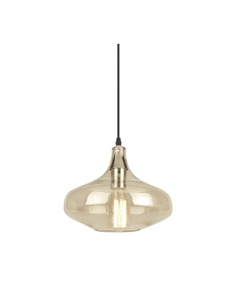 Ceiling lamp With bell-shaped glass lampshade 1x40W E27 28cm