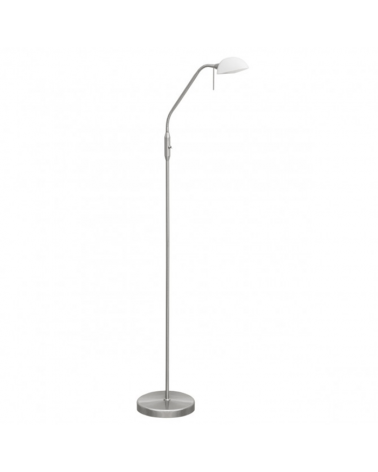 Floor lamp 150 cm. With adjustable focus in satin nickel 30W E14